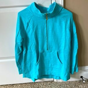 Blue Lilly Pulitzer L Half Zip